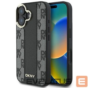 Kitas telefono priedas DKNY Apple DKNY Checkered Pattern Magsafe iPhone 16 Case - Black 