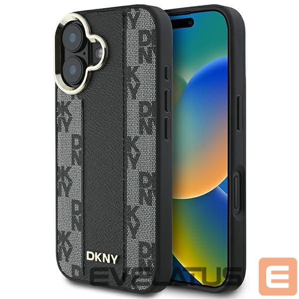 Kitas telefono priedas DKNY Apple DKNY Checkered Pattern Magsafe iPhone 16 Case - Black