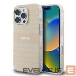 Kitas telefono priedas DKNY  DKNY Repeat Texture Pattern With Stripe iPhone 16 Pro Max Case - Pink 
