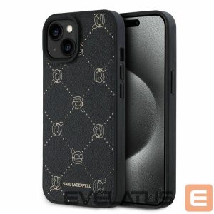 Kitas telefono priedas Karl Lagerfeld  Karl Lagerfeld Magsafe Karl Head iPhone 15 Case - Black 