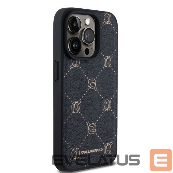 Kitas telefono priedas Karl Lagerfeld Karl Lagerfeld Magsafe Karl Head Case for iPhone 15 Pro Max - Black