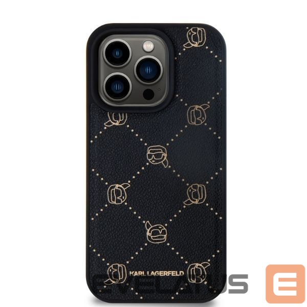 Kitas telefono priedas Karl Lagerfeld Karl Lagerfeld Magsafe Karl Head Case for iPhone 15 Pro Max - Black