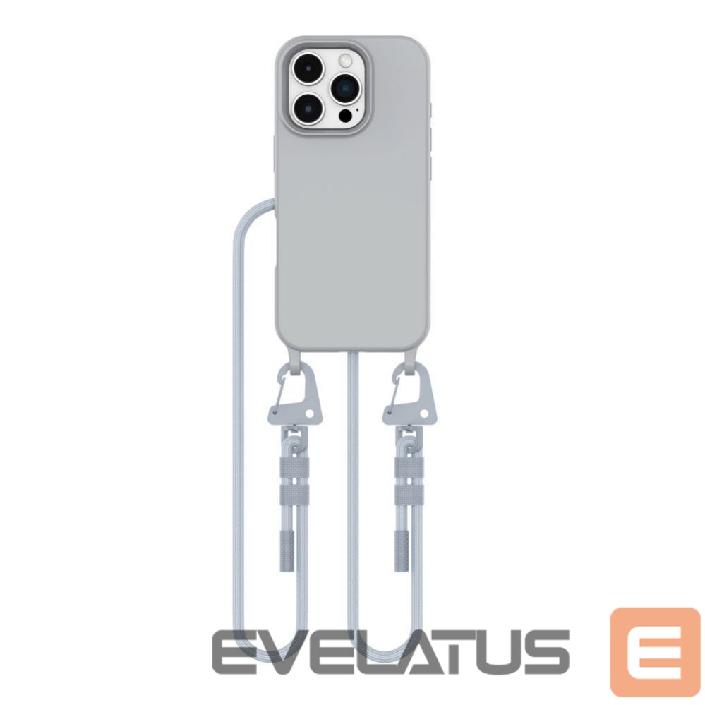 Kitas telefono priedas Tech-Protect Tech-Protect MagNecklace MagSafe Case with Lanyard for iPhone 16 Pro - Gray