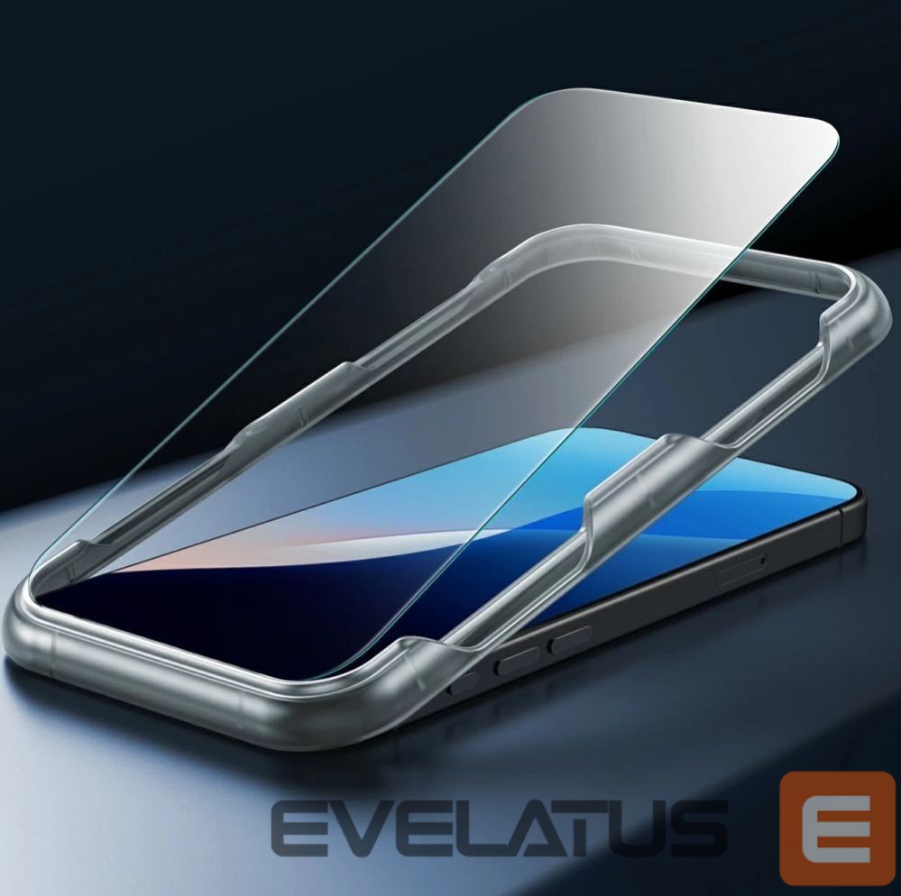 Kitas telefono priedas ESR ESR Classic Hybrid Halolock MagSafe Case + Tempered Glass for iPhone 16 - Clear