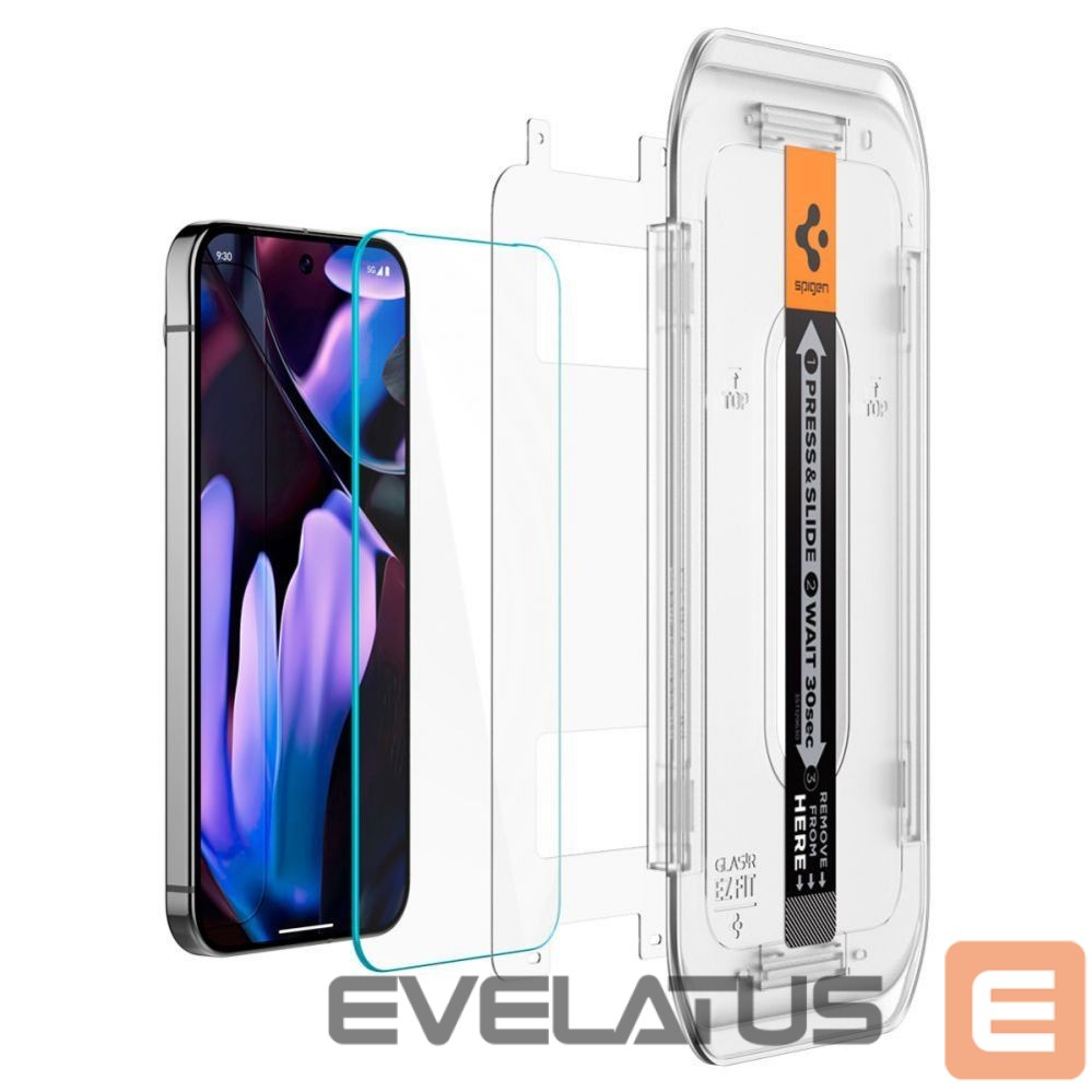 Kitas telefono priedas Spigen Spigen Glas.tR EZ Fit Tempered Glass with Applicator for Google Pixel 9 Pro XL (2 pcs.)