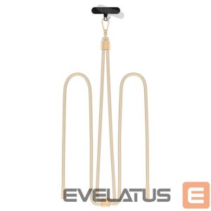 Kitas telefono priedas Tech-Protect  Tech-Protect C2S Rope Crossbody Strap Leash - Beige 