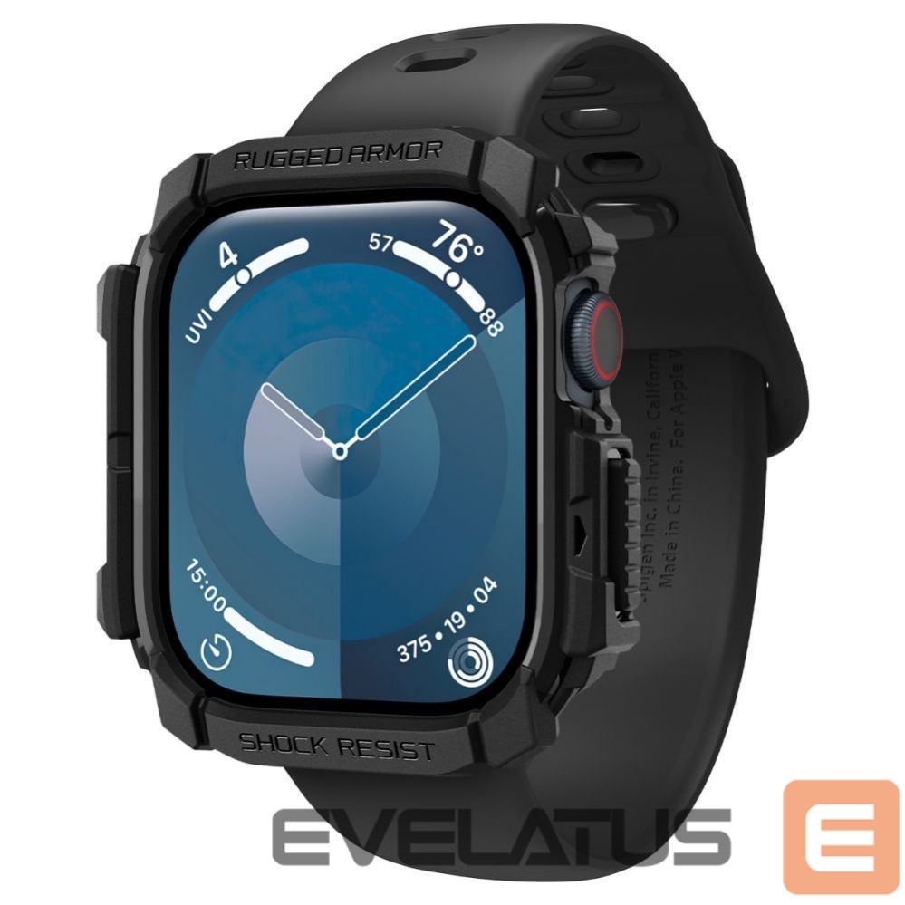 Kitas telefono priedas Spigen Spigen Rugged Armor Case for Apple Watch 10 (42mm) - Black