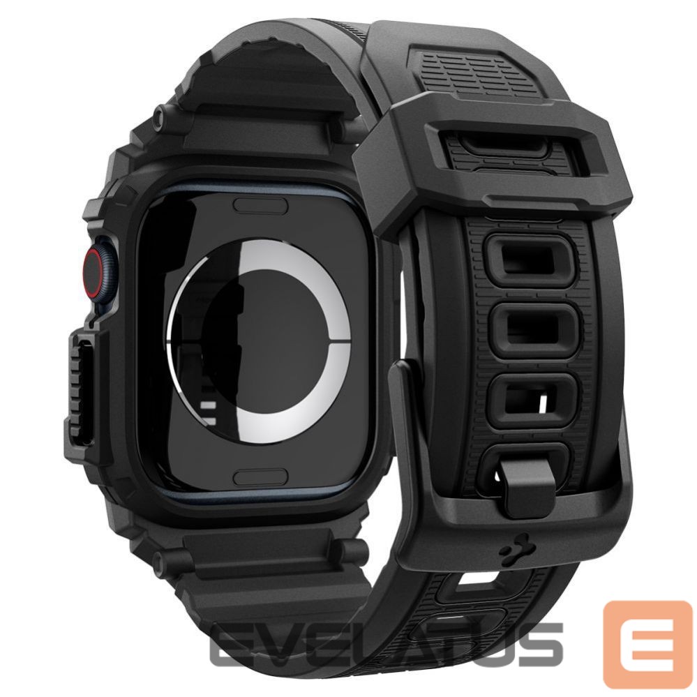 Kitas telefono priedas Spigen Spigen Rugged Armor Pro Apple Watch 10 (42mm) Strap Case - Black
