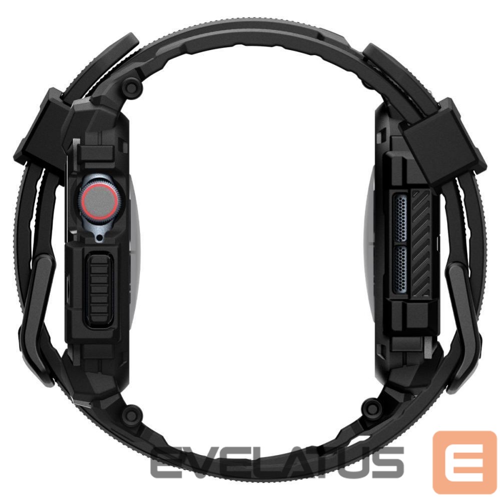 Kitas telefono priedas Spigen Spigen Rugged Armor Pro Apple Watch 10 (42mm) Strap Case - Black