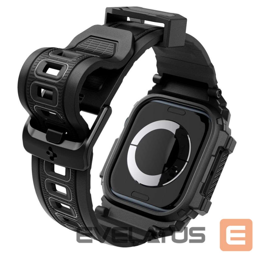 Kitas telefono priedas Spigen Spigen Rugged Armor Pro Apple Watch 10 (42mm) Strap Case - Black