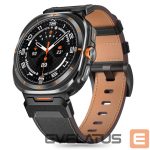 Kitas telefono priedas Tech-Protect  Tech-Protect Delta Pro Leather Strap for Samsung Galaxy Watch Ultra (47mm) - Black 