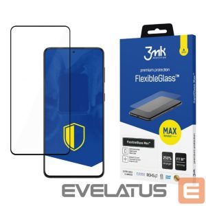 Apsauginiai stiklai 3MK  Tempered Glass 3mk FlexibleGlass Max Black for Samsung Galaxy S21+ 5G 