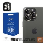 Kitas telefono priedas 3MK  3mk Lens Protection Pro Camera Cover with Gold Frame for iPhone 15 Pro 