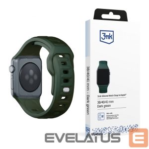 Kitas telefono priedas 3MK  3mk Silicone Watch Strap for Apple Watch 38 / 40 / 41 mm - green 