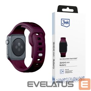 Kitas telefono priedas 3MK  3mk Silicone Watch Strap for Apple Watch 38 / 40 / 41 mm - Burgundy 