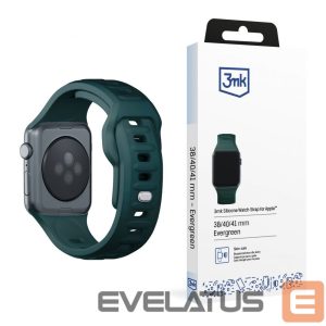 Kitas telefono priedas 3MK  3mk Silicone Watch Strap for Apple Watch 42 / 44 / 45 / 49 mm - green 