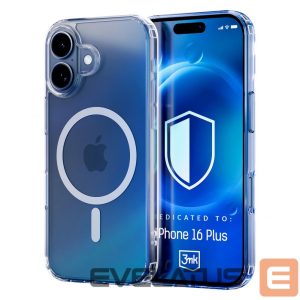 Kitas telefono priedas 3MK  3mk MagCase with MagSafe for iPhone 16 Plus - Transparent 