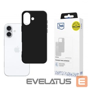 Kitas telefono priedas 3MK  3mk Matt Case with MagSafe for iPhone 16 - Black 