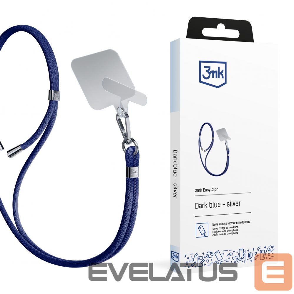Kitas telefono priedas 3MK Smartphone Lanyard 3mk EasyClip - Blue