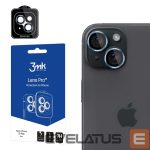Kitas telefono priedas 3MK  3mk Lens Protection Pro Camera Cover with Blue Frame for iPhone 15 Plus 