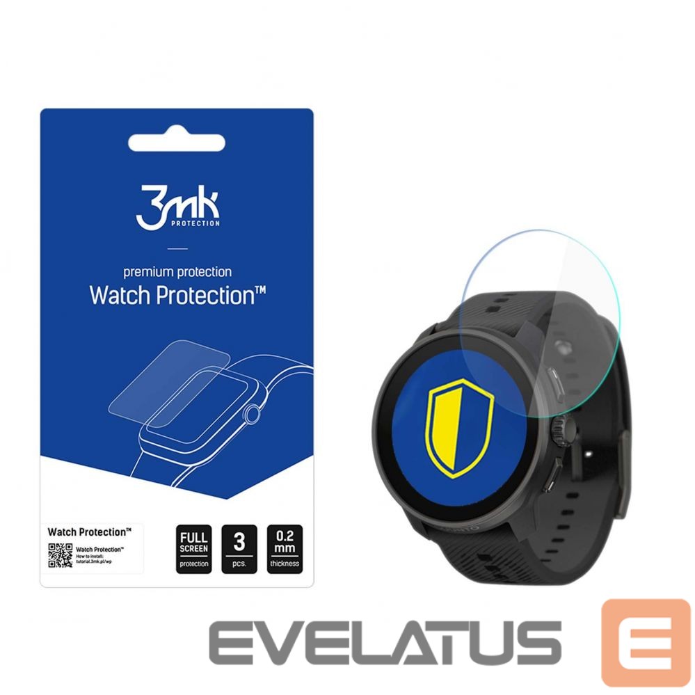 Kitas telefono priedas 3MK Tempered Glass 3mk Watch Protection FlexibleGlass for Suunto Race S