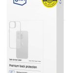 Kitas telefono priedas 3MK  3mk Satin Armor Case+ for Samsung Galaxy A35 5G - transparent with black frame 