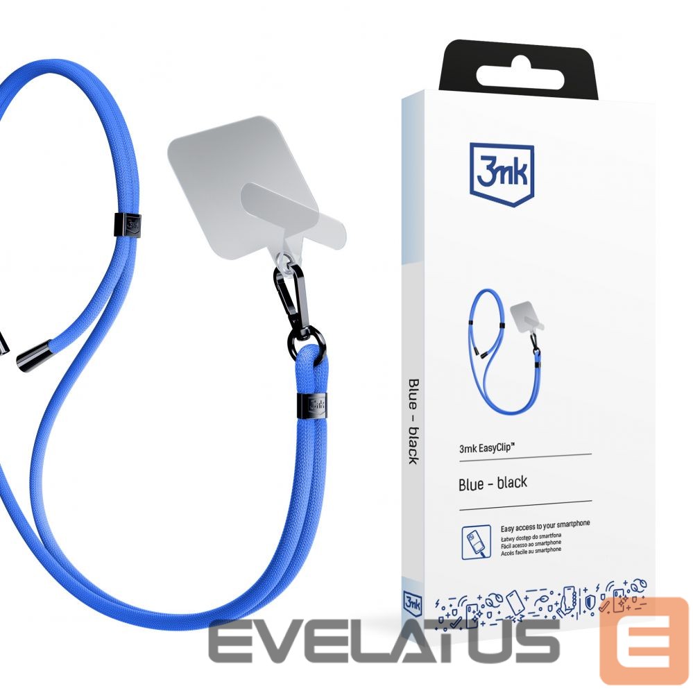 Kitas telefono priedas 3MK Smartphone Lanyard 3mk EasyClip - Blue