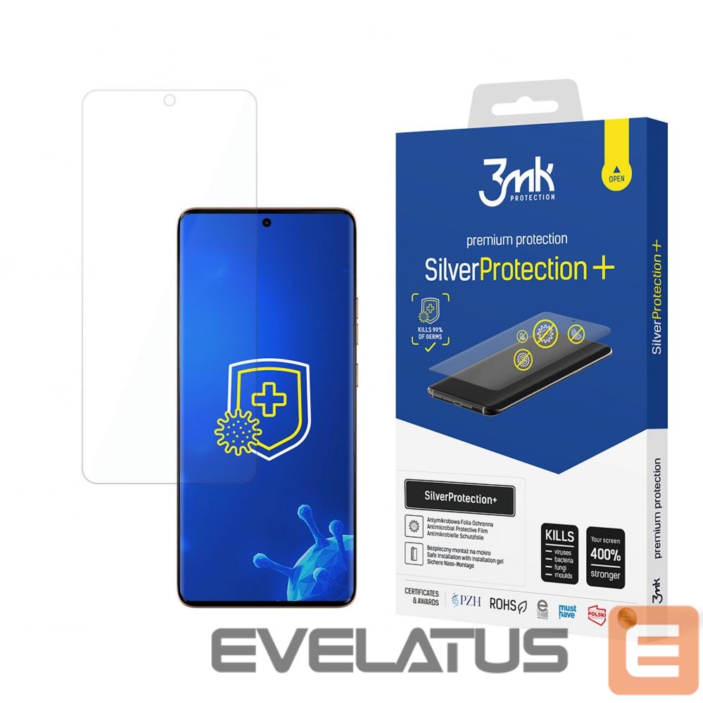 Kitas telefono priedas 3MK 3mk SilverProtection+ antibacterial foil for Motorola Moto Edge 50 Ultra