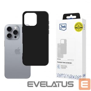 Kitas telefono priedas 3MK  3mk Matt Case for iPhone 16 Pro - Black 