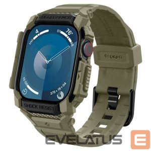 Kitas telefono priedas Spigen  Spigen Rugged Armor ”Pro” Strap for Apple Watch 10 (46MM) - Green 