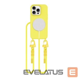 Kitas telefono priedas Tech-Protect  Tech-Protect MagNecklace MagSafe iPhone 15 Pro Case - Yellow 