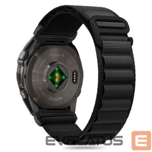 Kitas telefono priedas Tech-Protect  Tech-Protect Nylon Pro Strap Garmin Fenix 5 / 6 / 6 Pro / 7 / 8 (47MM) - Black 