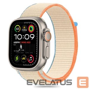 Kitas telefono priedas Tech-Protect  Tech-Protect Nylon Strap for Apple Watch 6 / 7 / 8 / 9 / 10 / SE / Ultra 1 / 2 (44 / 45 / 46 / 49 MM) - Beige 