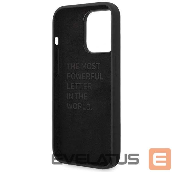Nugarėlės dėklai BMW BMW Silicone Pattern iPhone 15 Pro Case - Black
