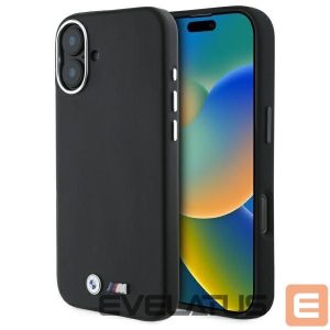 Kitas telefono priedas BMW  BMW M Smooth Full Wrapped Metal MagSafe Case for iPhone 16 Plus - Black 