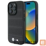 Kitas telefono priedas BMW  BMW M Perforated And Stitched Line MagSafe case for iPhone 16 Pro Max - black 