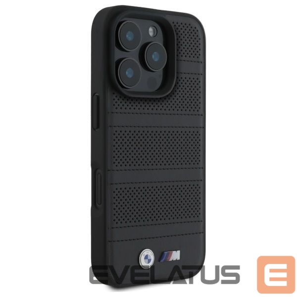 Kitas telefono priedas BMW BMW M Perforated And Stitched Line MagSafe case for iPhone 16 Pro Max - black