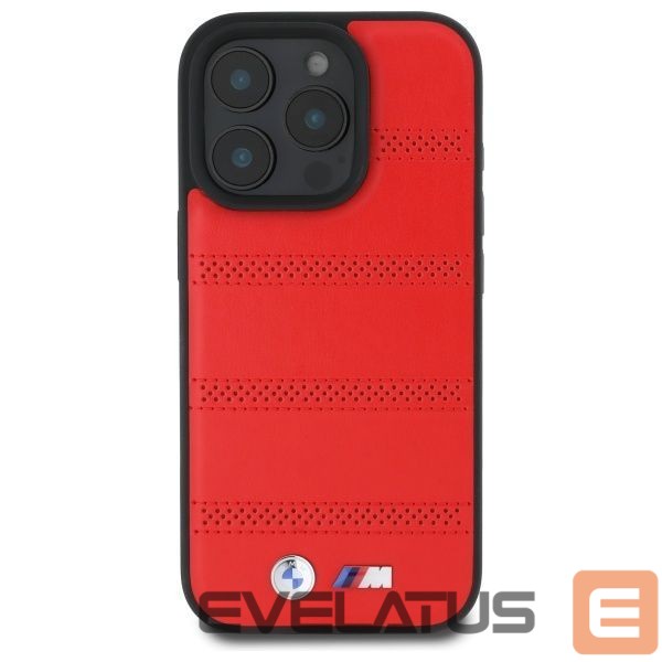 Kitas telefono priedas BMW BMW M Perforated And Stitched Line MagSafe case for iPhone 16 Pro Max - red
