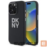 Kitas telefono priedas DKNY  DKNY Liquid Silicone Metal Logo iPhone 16 Pro Case - Black 
