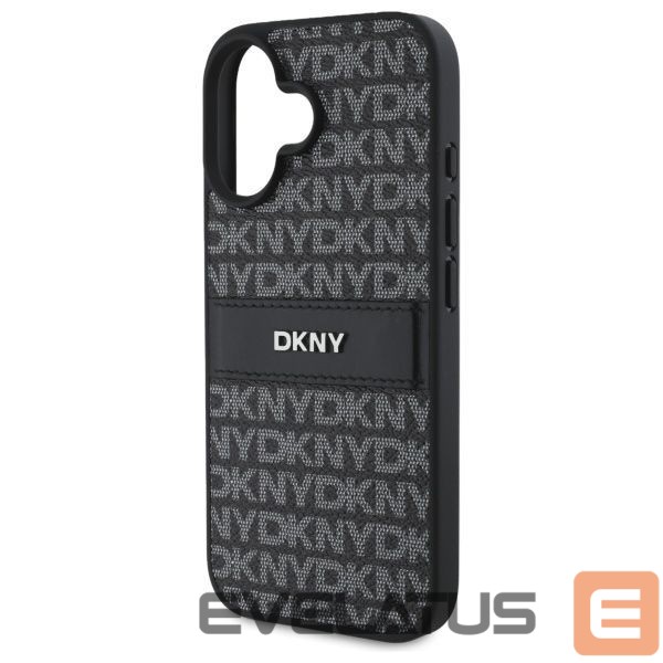 Kitas telefono priedas DKNY DKNY Texture Pattern Tonal Stripe iPhone 16 Case - Black