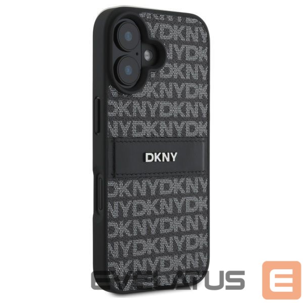 Kitas telefono priedas DKNY DKNY Texture Pattern Tonal Stripe iPhone 16 Case - Black