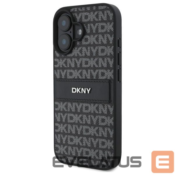 Kitas telefono priedas DKNY DKNY Texture Pattern Tonal Stripe iPhone 16 Case - Black