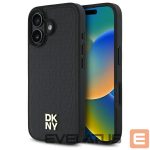 Kitas telefono priedas DKNY  DKNY Repeat Pattern Stack Logo MagSafe iPhone 16 Case - Black 