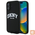Kitas telefono priedas DKNY  DKNY Silicone White Printed Logo MagSafe iPhone 16 Case - Black 