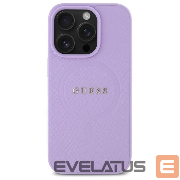 Kitas telefono priedas Guess Guess Saffiano MagSafe case for iPhone 16 Pro - purple