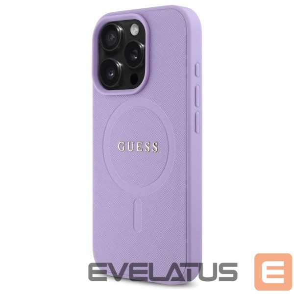 Kitas telefono priedas Guess Guess Saffiano MagSafe case for iPhone 16 Pro - purple