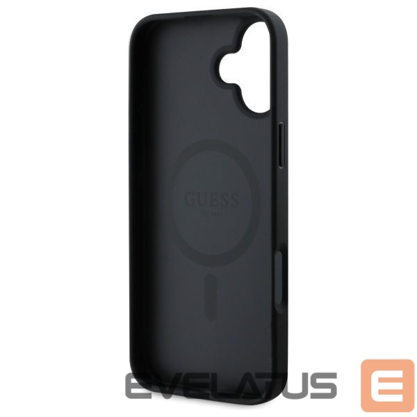 Kitas telefono priedas Guess Guess 4G Printed Stripes MagSafe case for iPhone 16 - black