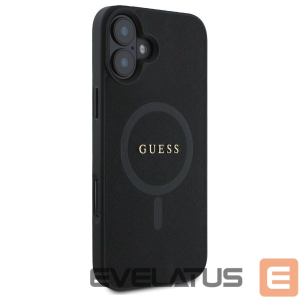 Kitas telefono priedas Guess Guess Saffiano Classic Logo MagSafe case for iPhone 16 - black