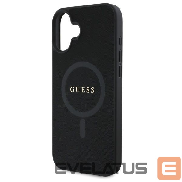 Kitas telefono priedas Guess Guess Saffiano Classic Logo MagSafe case for iPhone 16 - black