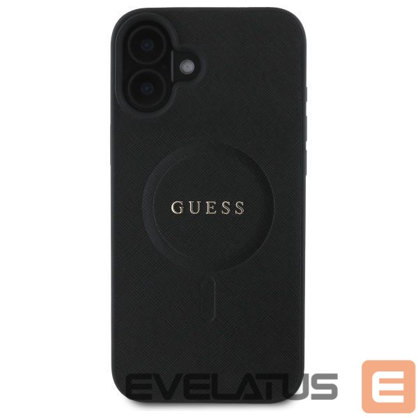 Kitas telefono priedas Guess Guess Saffiano Classic Logo MagSafe case for iPhone 16 - black